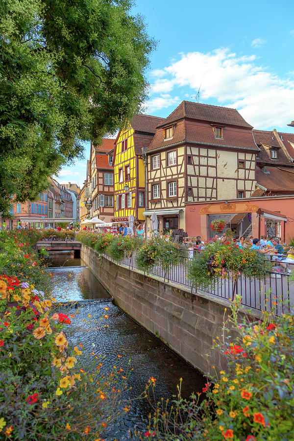A Canal in Colmar France Photograph by W Chris Fooshee