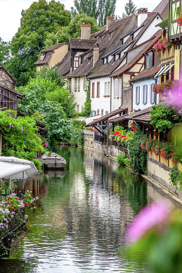 A Canal in Little Venice - Colmar Photograph by W Chris Fooshee