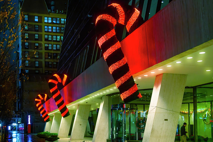 A Candy Cane Holiday Photograph by Mark Andrew Thomas