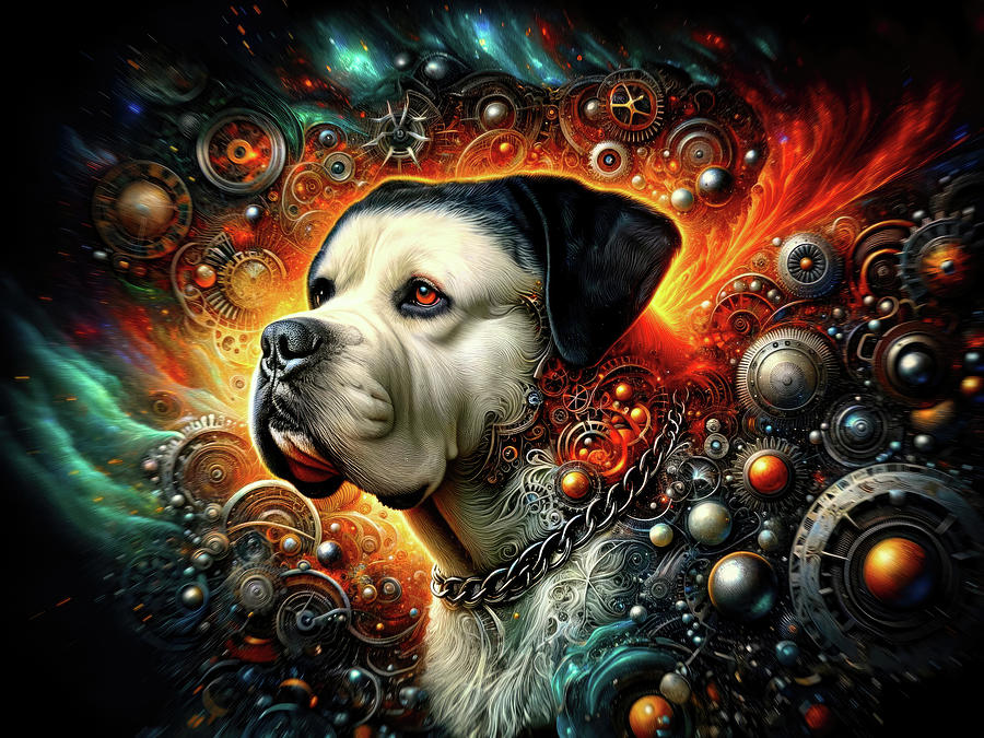A Canine Constellation Digital Art by Bill And Linda Tiepelman
