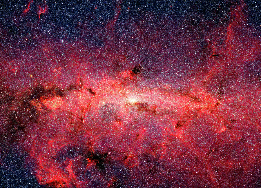 A Cauldron Of Stars At The Galaxys Center Photograph