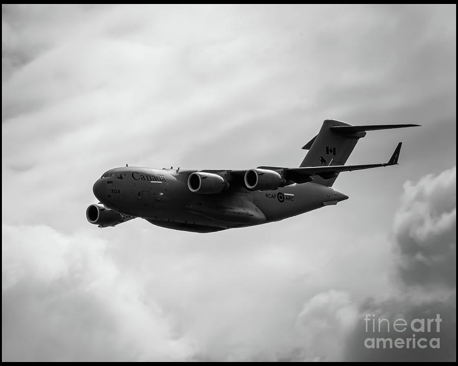 A Cc-177 Framed In Kodak T-max 100 Amongst The Abby Clouds Photograph