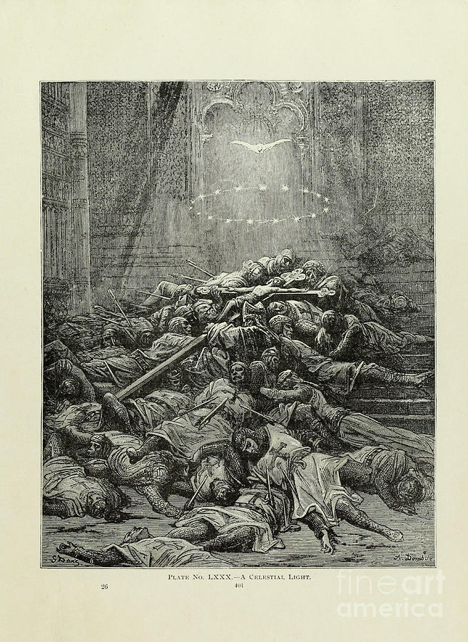 A Celestial Light By Gustave Dore V1 Drawing