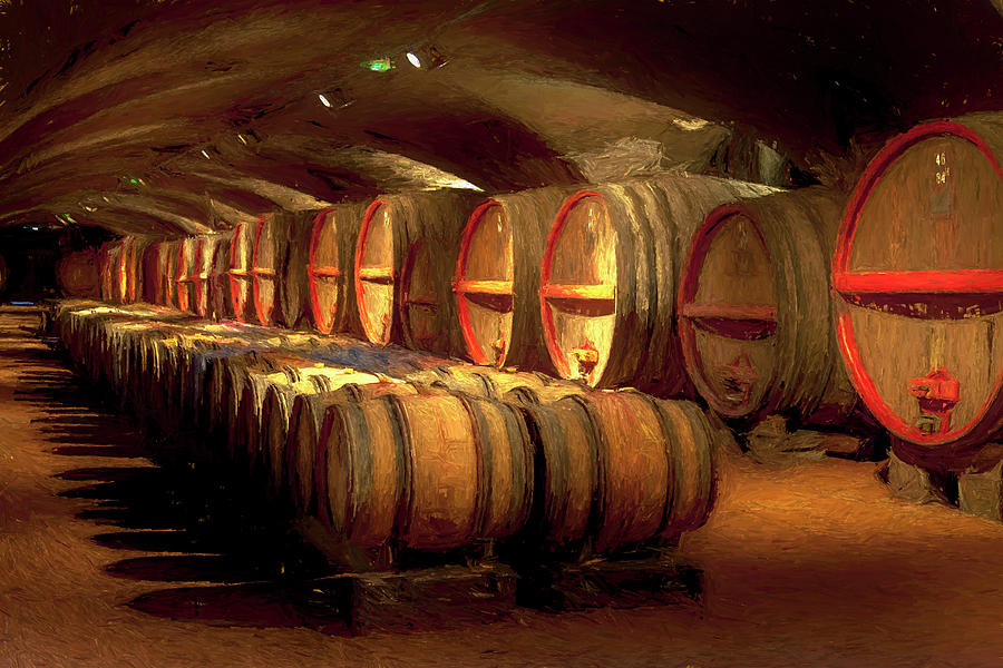 A Cellar of Fine Beaujolais  Photograph by W Chris Fooshee
