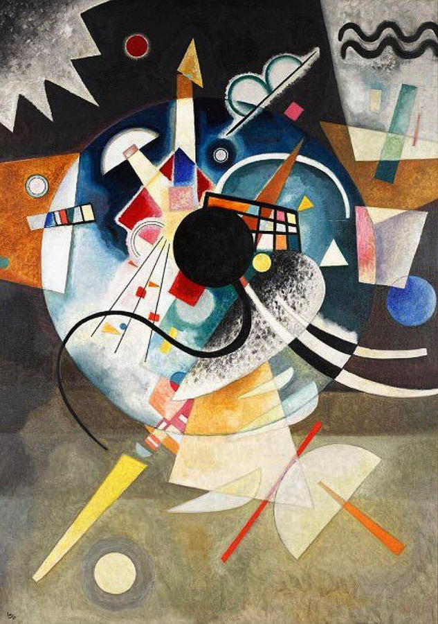 Vintage Painting - A Center - Wassily Kandinsky by MatiKids Classic