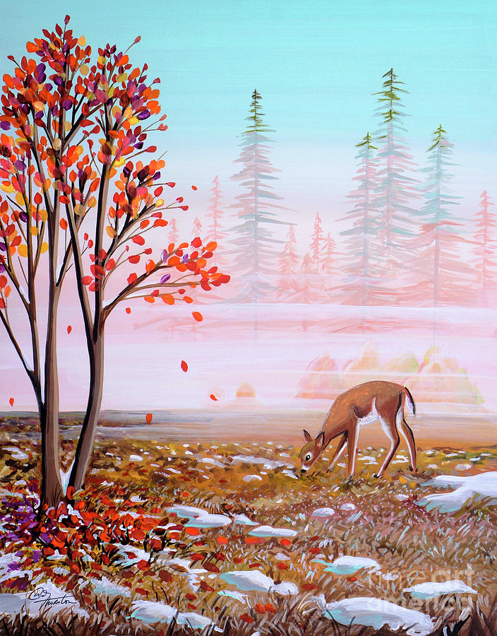 A Change of Season Painting by Cindy Thornton