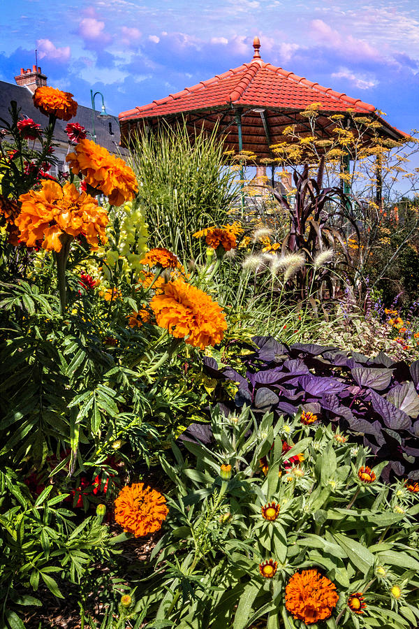A Charming Garden Photograph by Debra and Dave Vanderlaan