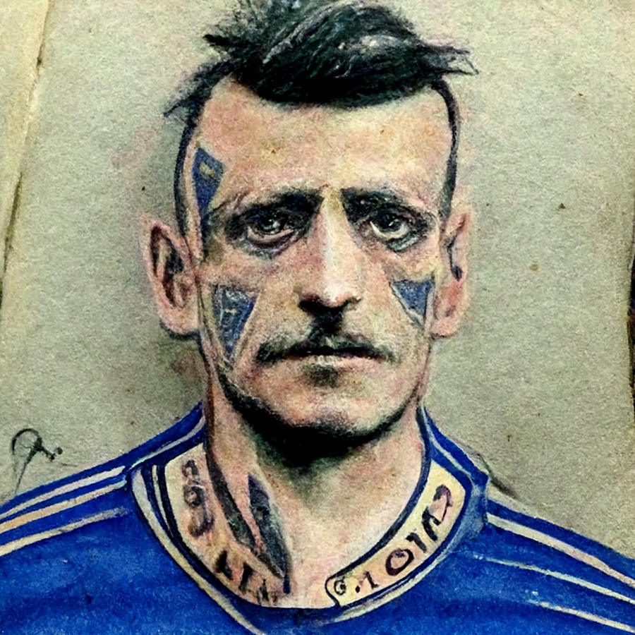 a chelsea fan with a tatto that says SINCE ROMA 79779584 84da 41bb 81af ...