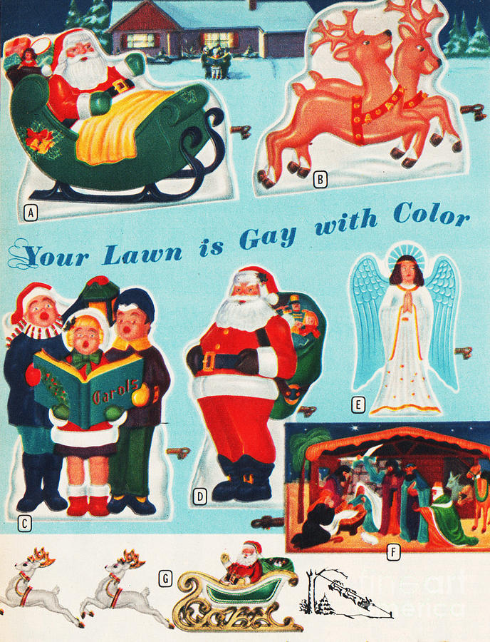 A Christmas Gay With Color Mixed Media by Sally Edelstein