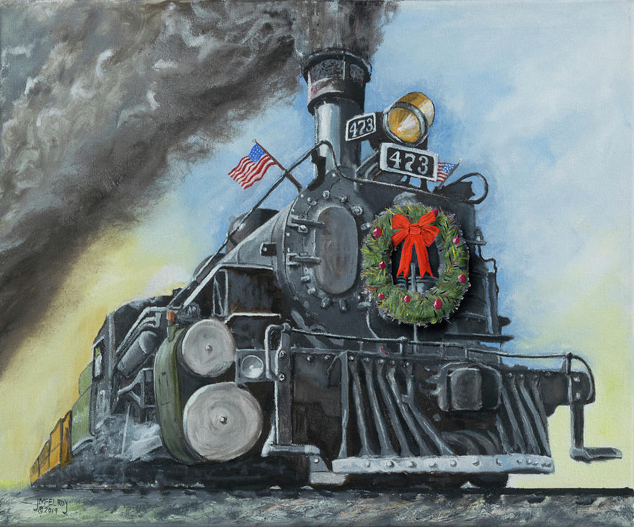 The Polar Express Painting by Jerry McElroy