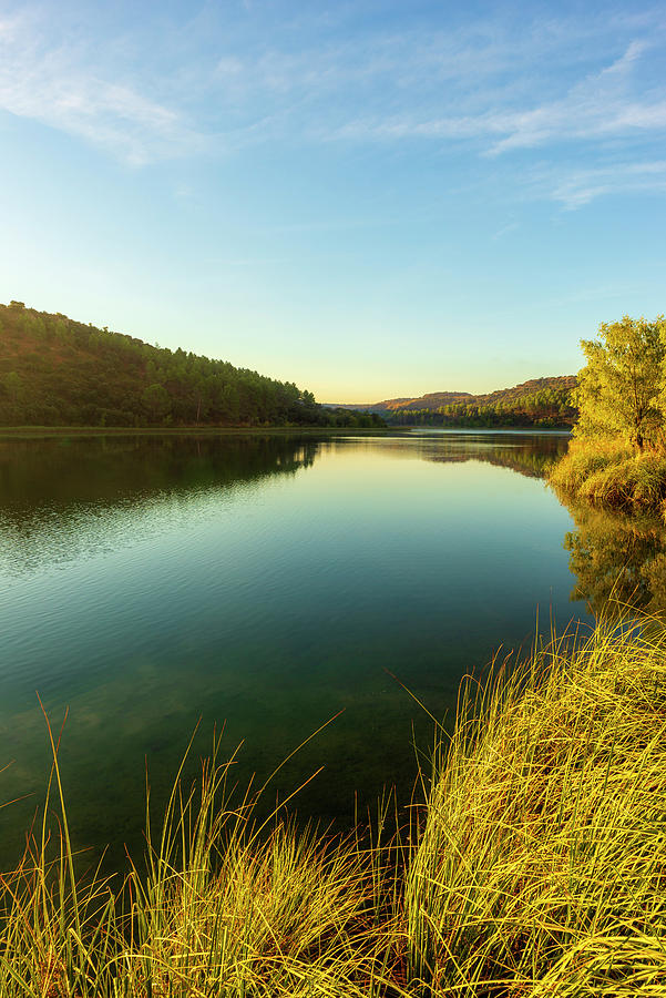 Laguna Photograph - A Clear Day In The Lagoons Of Ruidera by Vicen Photography Laguna Photograph - A Clear Day In The Lagoons Of Ruidera by Vicen Photography