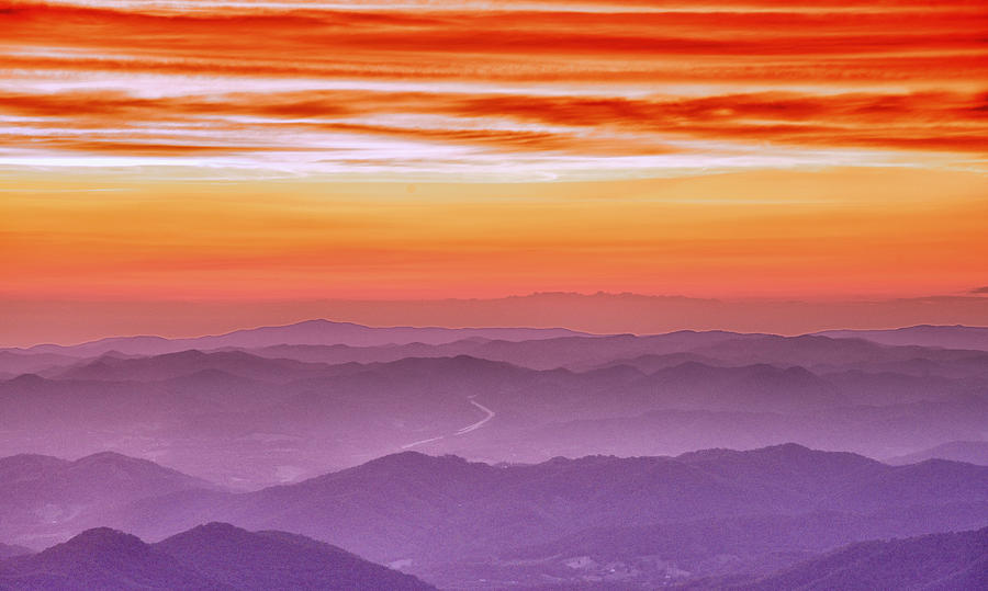 A Clemson Colored Sky Photograph by Blaine Owens