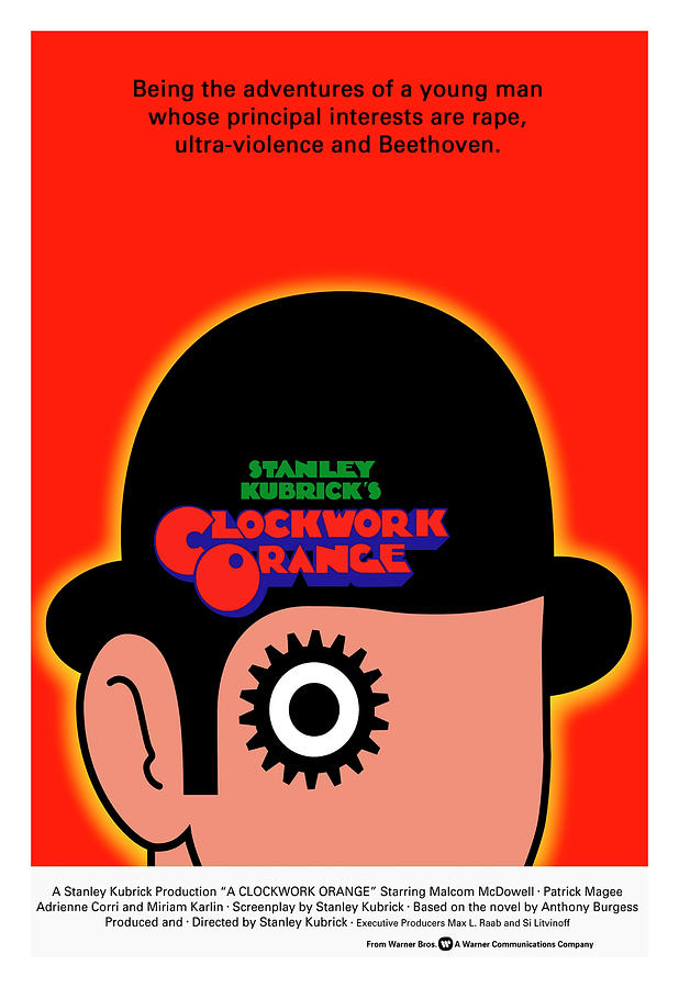 A CLOCKWORK ORANGE -1971-, directed by STANLEY KUBRICK. Photograph by Album