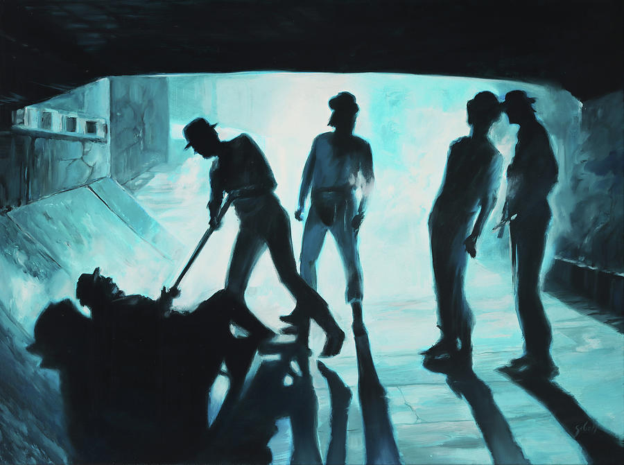 A Clockwork Orange - Droogs Painting by Sv Bell