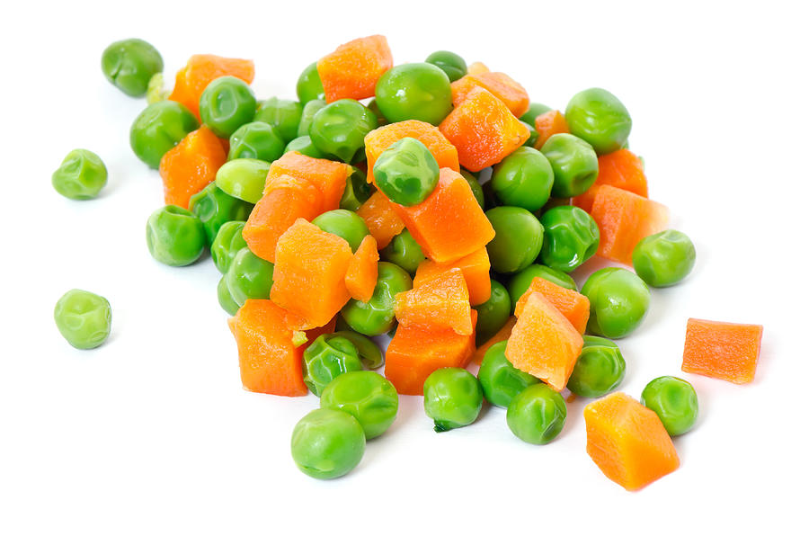 A close-up of peas and carrots Photograph by Jamesmcq24