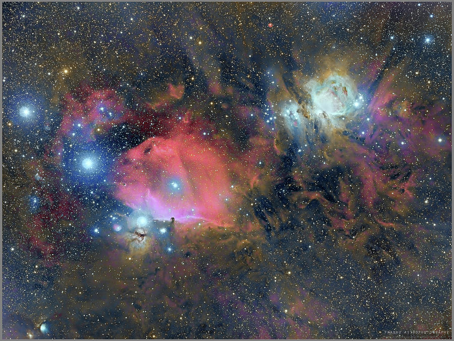 A Close up of the Orion Molecular Cloud Complex. Photograph by Prabhu ...