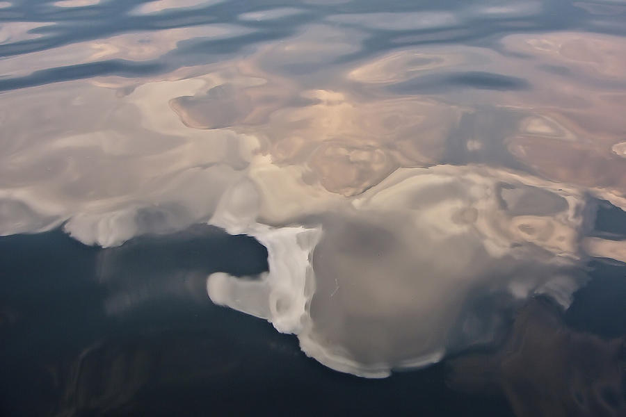A Cloudy Bay Surface Photograph by Kathy K McClellan