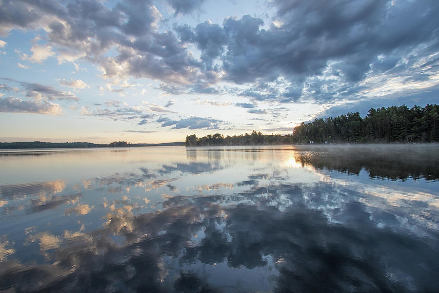 A Cloudy Perspective - Wollaston Lake - Northern Ontario Photograph by Spencer Bush