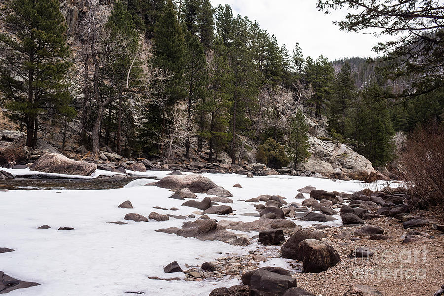 A Cold Day On The Poudre Photograph by Jon Burch Photography