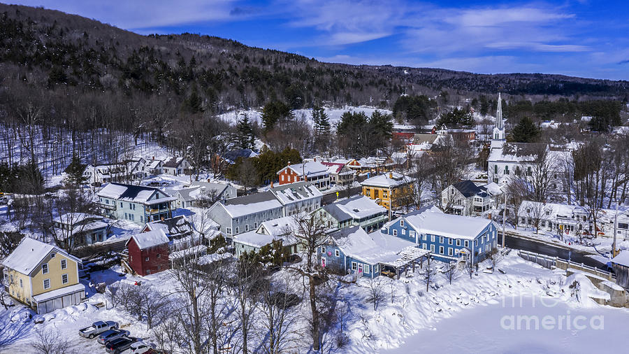 A cold morning in Waitsfield Photograph by New England Photography