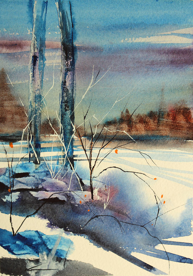 A Cold Winters Day Painting