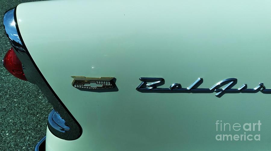 Still Life Photograph - A Collectible Chevy Bel Air Street Shot by Poets Eye