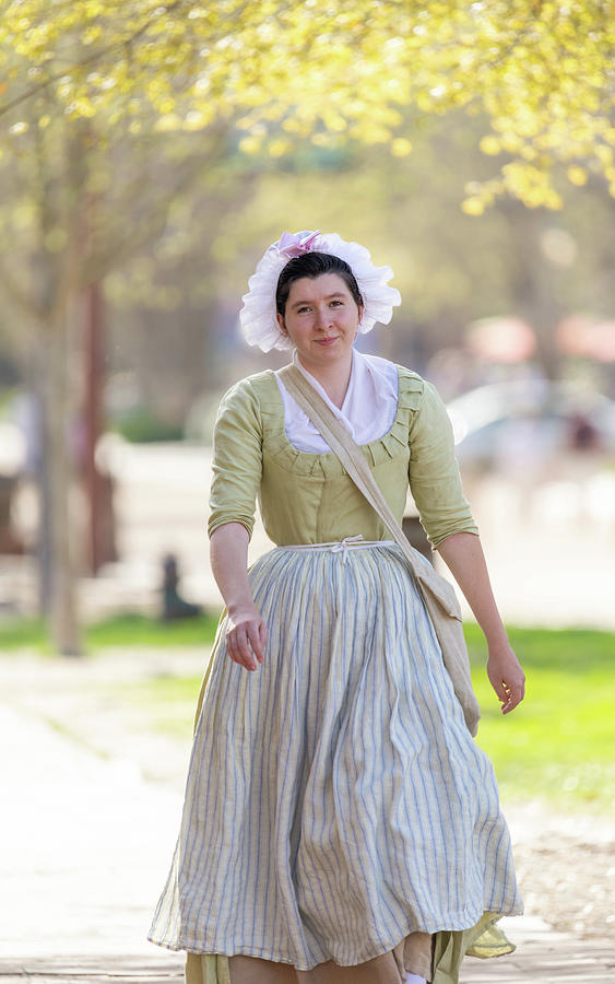 A Colonial Lady in the Spring Photograph by Rachel Morrison