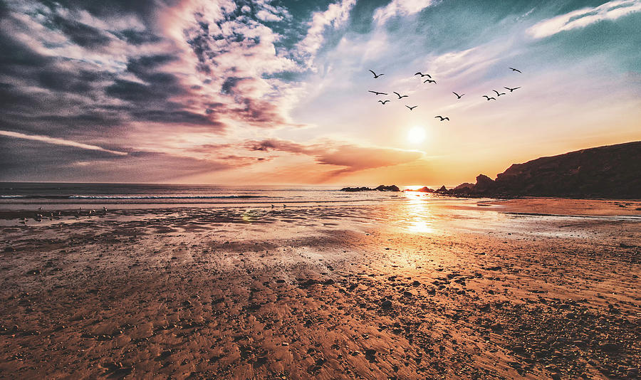 A Cornish Sunset Photograph