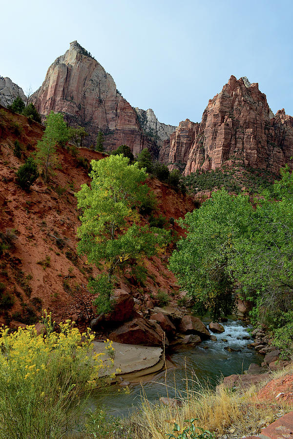 Zion National Park Photograph - A Couple Of Patriarchs - Zion National Park by Glenn McCarthy Art and Photography