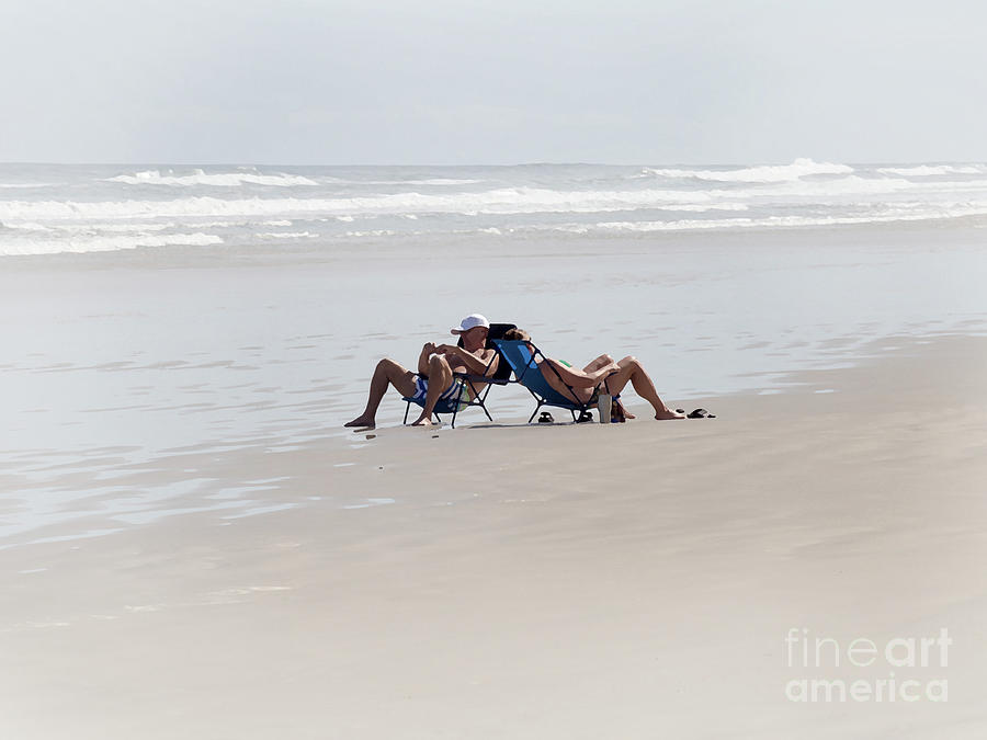 A Couples Beach Moment Photograph by Neala McCarten