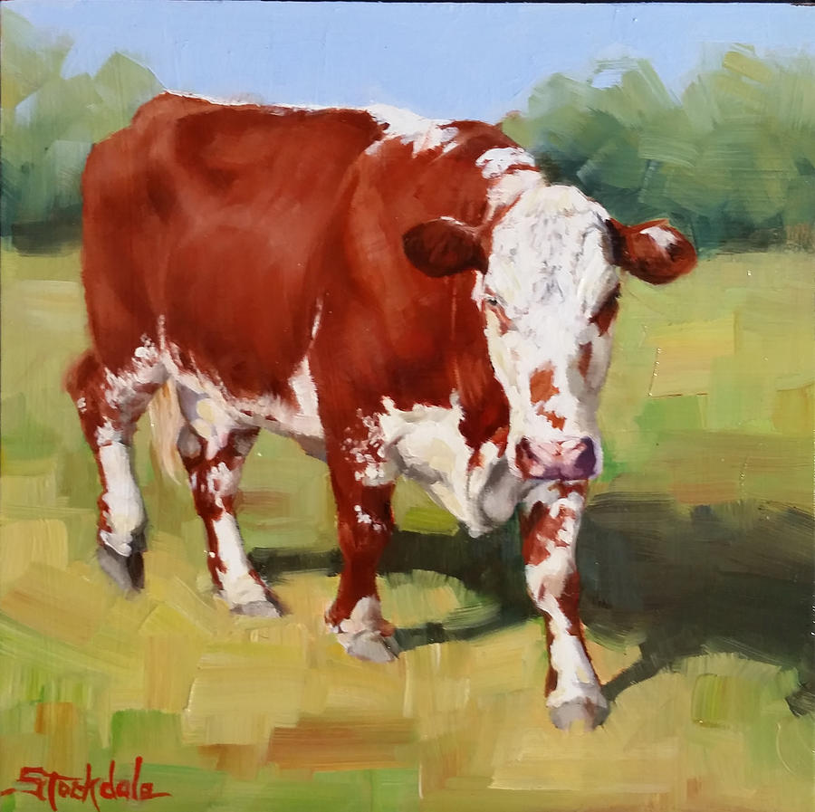 A Cow Named Beauty Painting by Margaret Stockdale