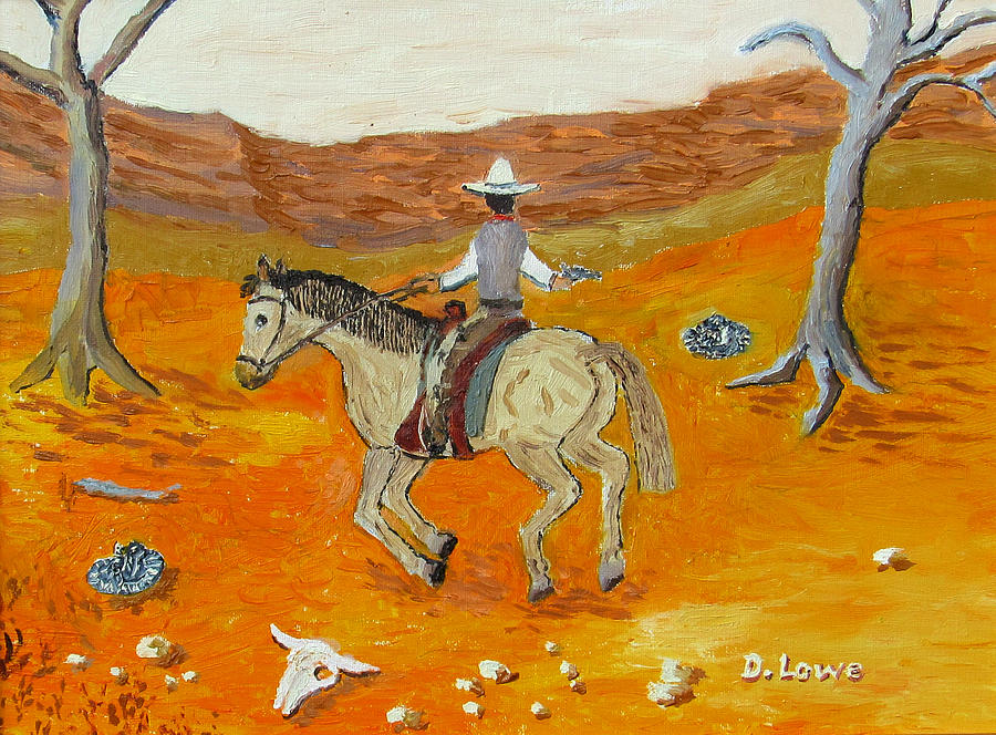 A Cowboys Dilemma Painting by Danny Lowe