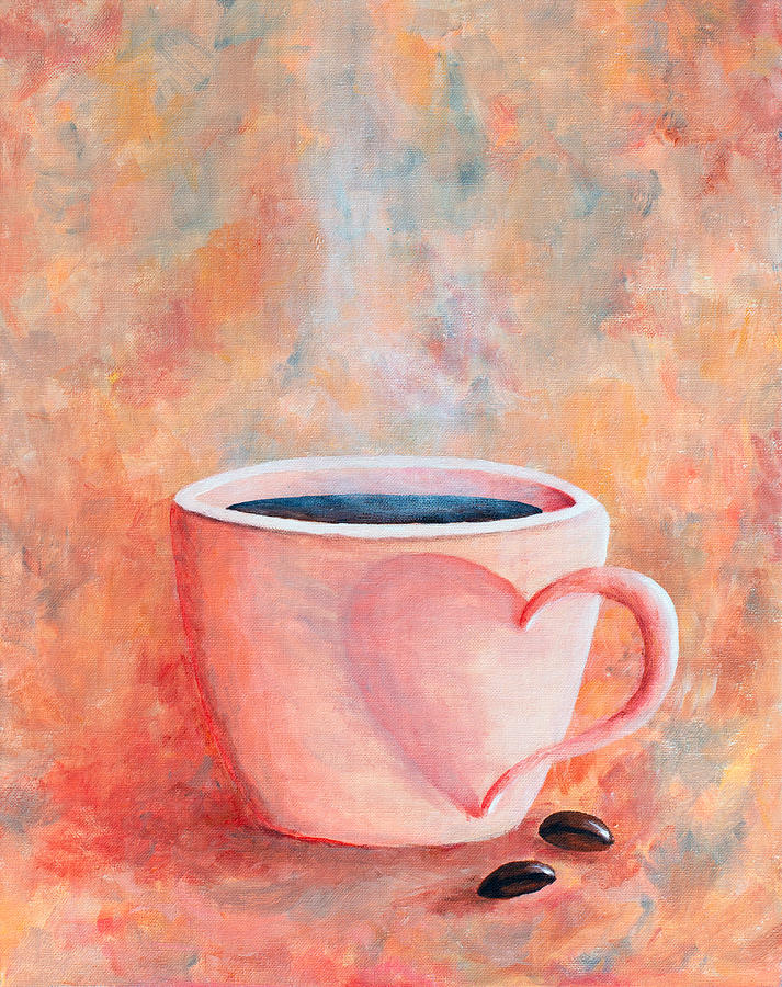 A Cup Of Coffee Painting by Iryna Goodall
