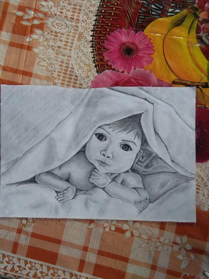 Child/Baby Portrait Drawings – Portrait Artist | Shayne Wise Art