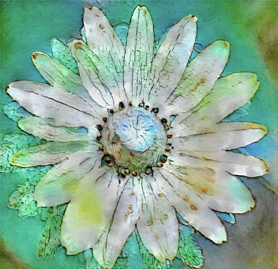 A Daisy Squared Digital Art by Gaby Ethington