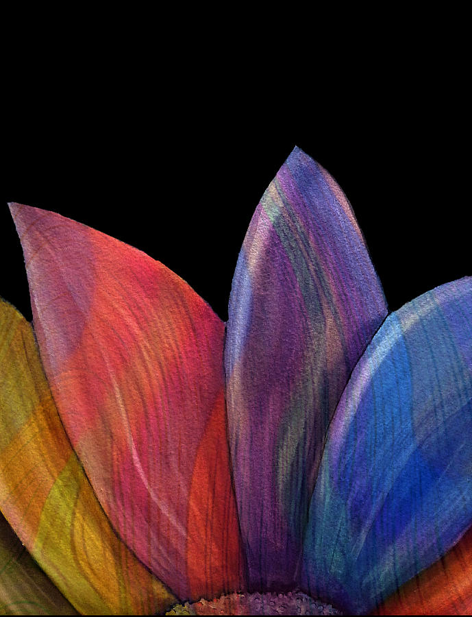 A Daisys Elegance - Abstract Digital Art by Ronald Mills