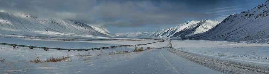A Dalton Highway Panorama Photograph by Cheryl Strahl