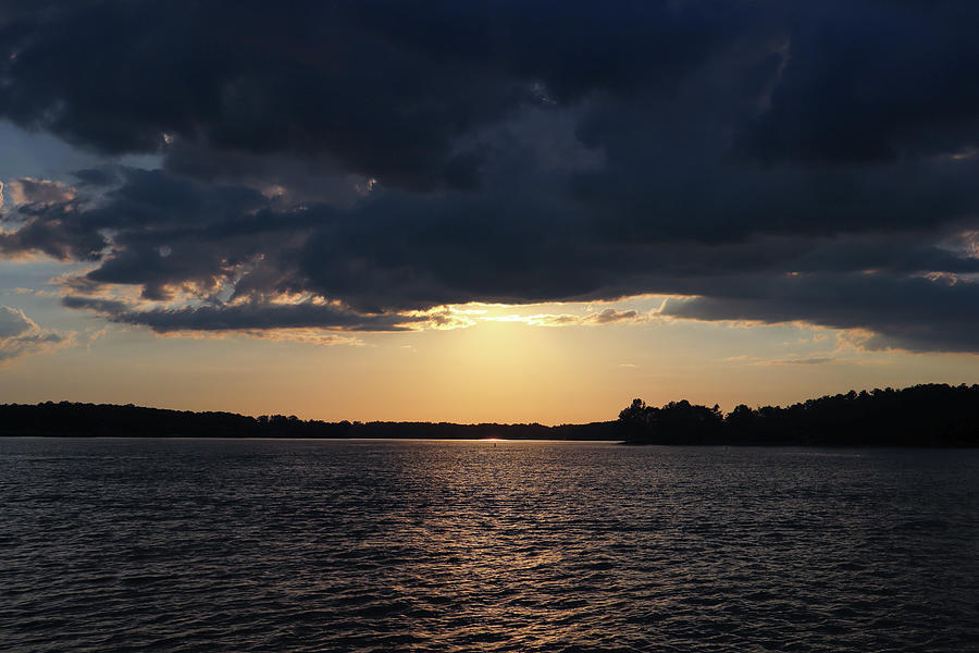 A Dark Cover Lake Evening Photograph by Ed Williams