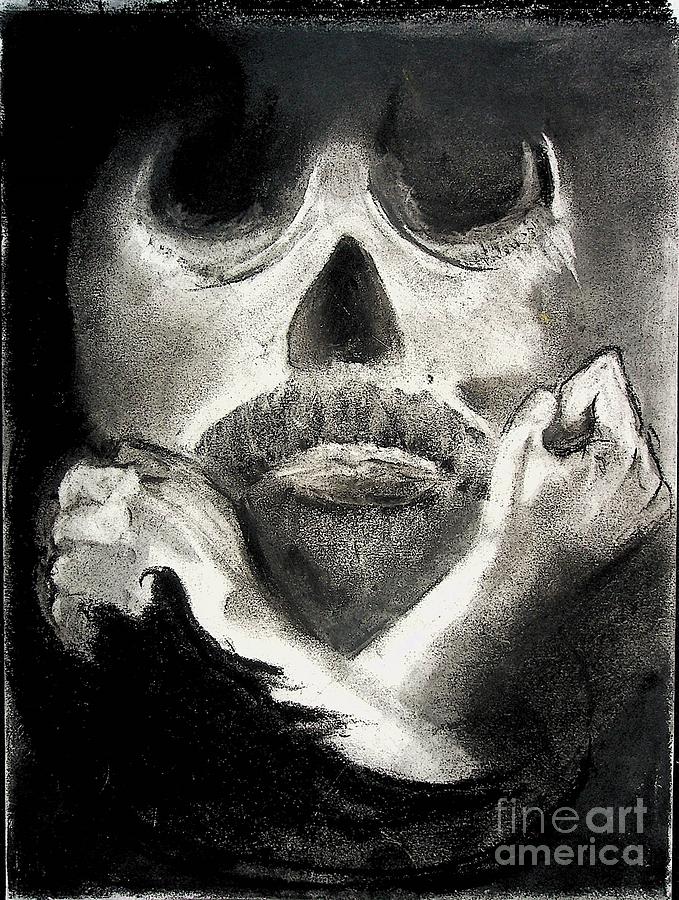 A Darker Moment Drawing by Valerie Shaffer