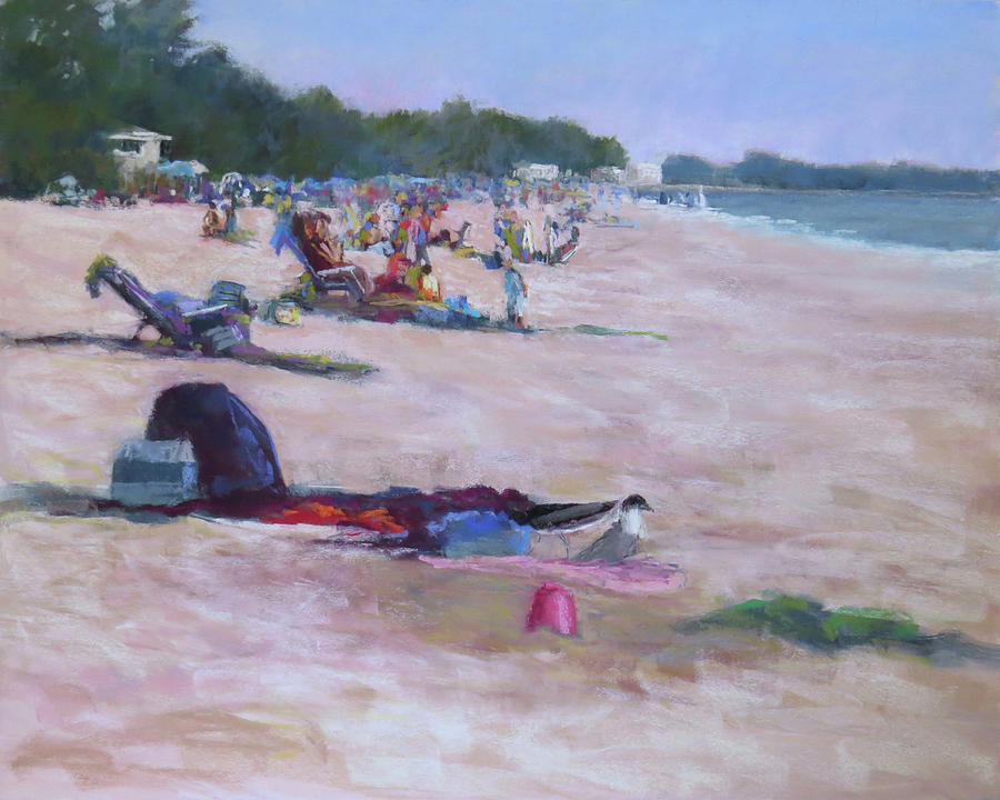 A Day At the Beach Painting by Marsha Savage - Fine Art America