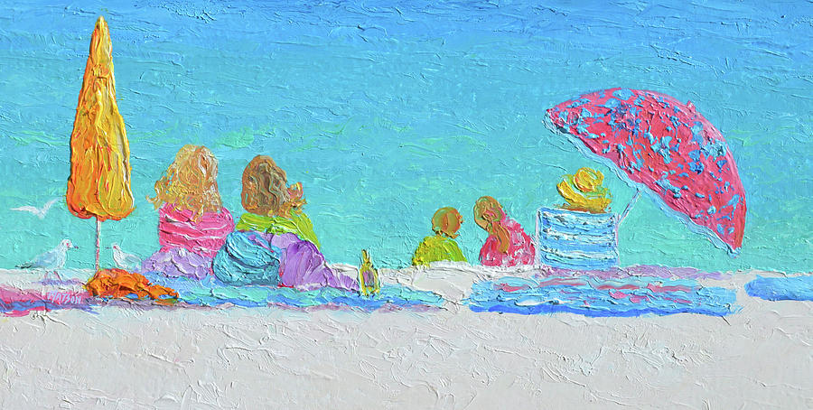 A Day At The Seaside Painting