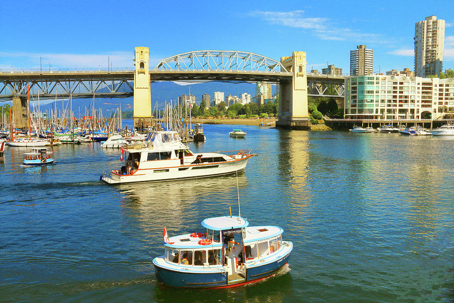 A Day in False Creek in Vancouver Canada  Photograph by Ola Allen