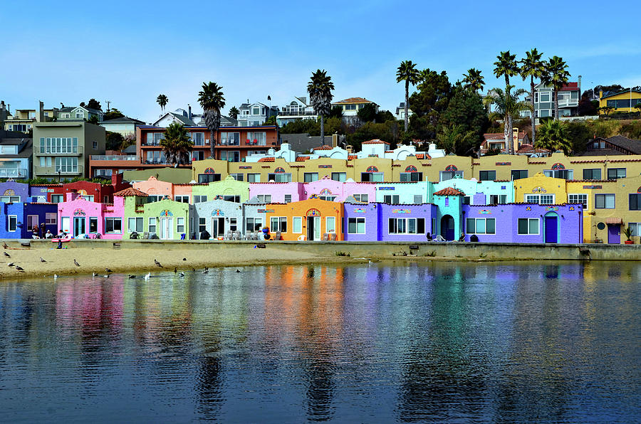A Day of Reflection in Capitola  Photograph by Marilyn MacCrakin