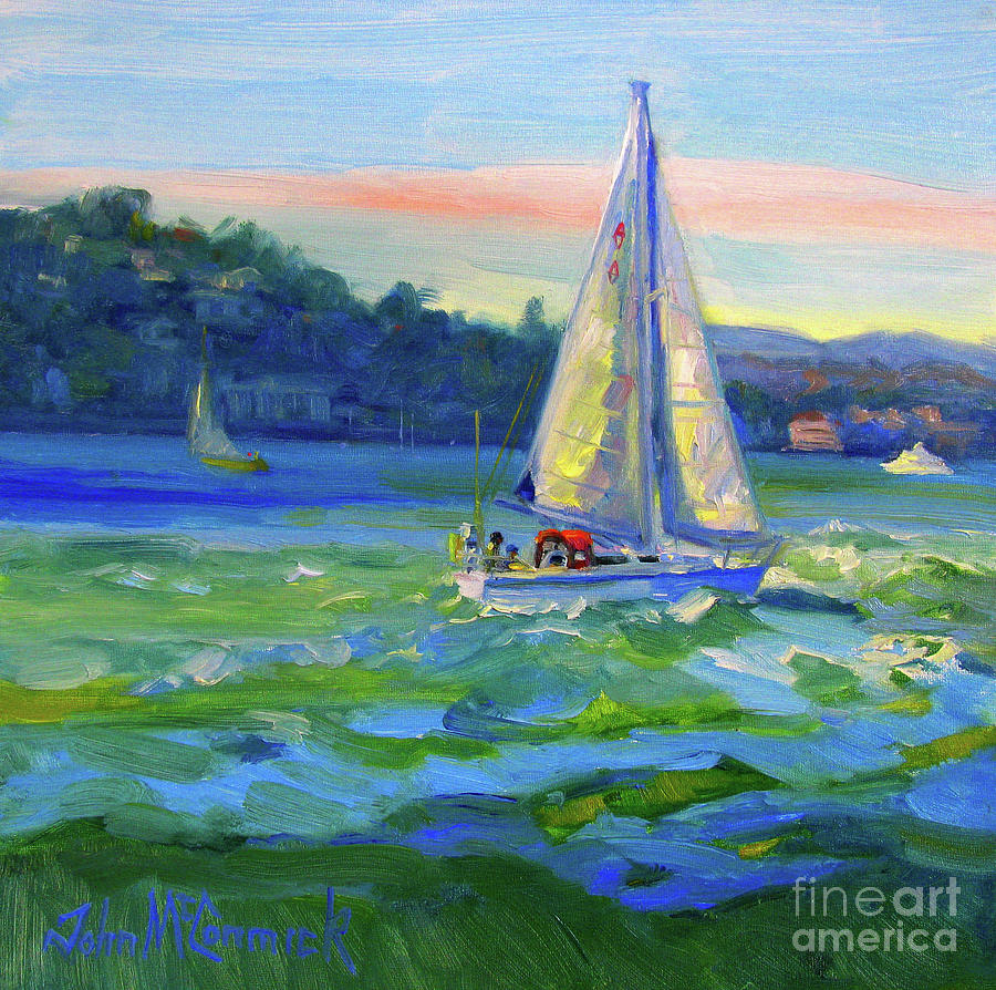 A Day on the Bay Painting by John McCormick