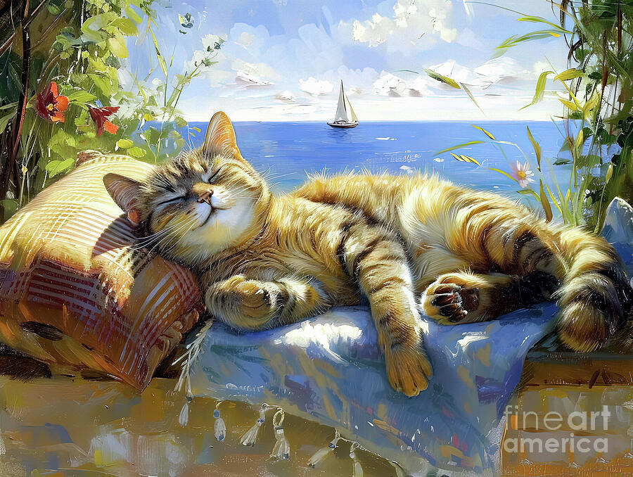 A Day To Relax  Digital Art by Elaine Manley