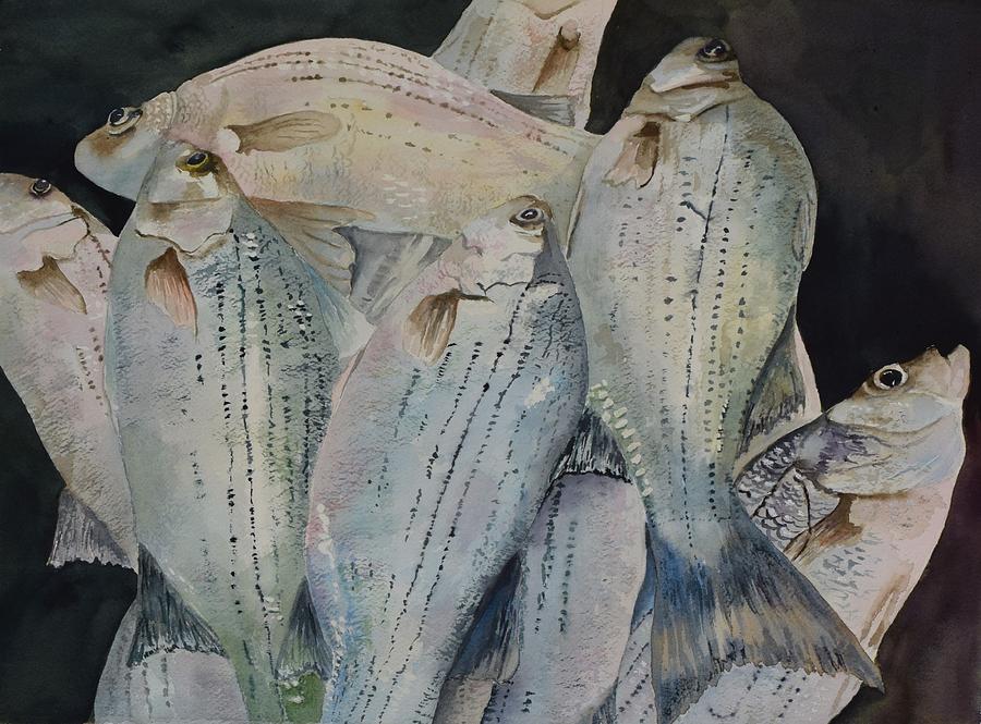 A Days Catch Painting by Celene Terry