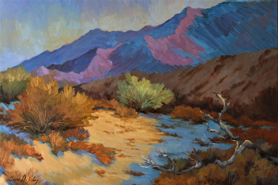 A Desert Morning Painting by Diane McClary