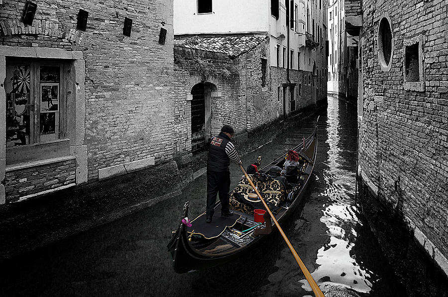 A different Venice Photograph by Wolfgang Stocker