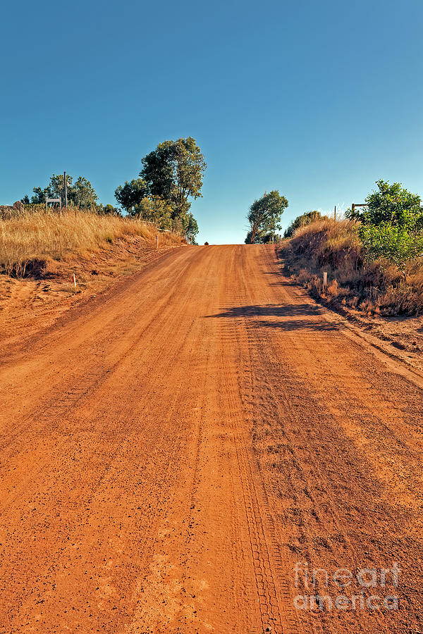 A Dirt Road in Greenough Photograph by Elaine Teague