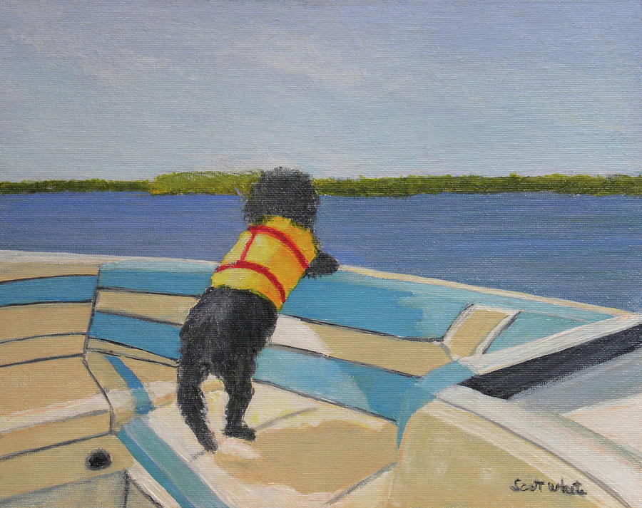 A Dogs Life Painting by Scott W White